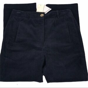 Women Cropped Pants - NWT Walter Baker Jenna Corduroy | Size 4 | Navy